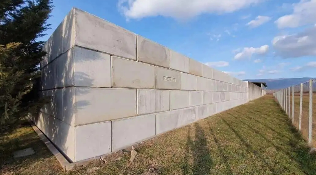 Mur coupe-feu en blocs KHUBE - protection thermique